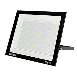 Прожектор светодиодный 150Вт, 12000лм, 6500K, черный, IP65 DEKRON AN1271-0221
