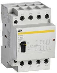 Контактор модульный с ручным управлением КМ63-40МР AC KARAT IEK MKK22-63-40