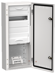 TITAN 5 Корпус комбинированный ЩРн-24 (1х48) 710х310х140мм IP30 белый IEK TI5-51-N-1X048-30