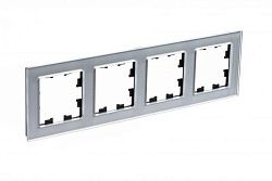 Рамка 4-м AtlasDesign Nature стекло алюм. SE ATN320304 1307980