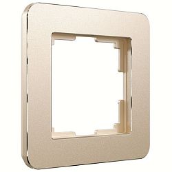 Рамка на 1 пост Platinum (шампань) Werkel W0012611