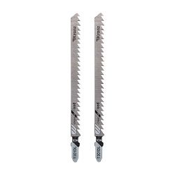 Пилка для электролобзика по дереву T301DL 132 мм 6 зубьев на дюйм 6-85 мм (2 шт./уп.) Kranz KR-92-0314