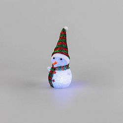 Фигура светодиодная Снеговик 17см, RGB 513-018