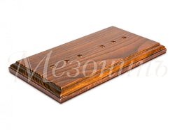 Подложка двухместная "Престиж", цвет - темный дуб, ТМ "МезонинЪ" GE70717-26 GE70717-26