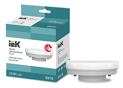Лампа светодиодная T110 таблетка 15Вт 230В 4000К GX70 IEK LLE-T110-15-230-40-GX70