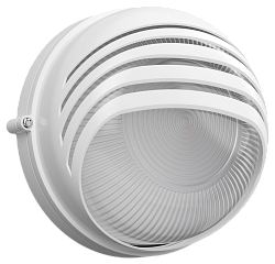 Светильник НПП1307 круг ресничка 60Вт IP54 белый IEK LNPP0-1307-1-060-K01