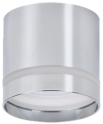 LIGHTING Светильник 4016 накладной потолочный под лампу GX53 хром IEK LT-UPB0-4016-GX53-1-K23