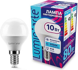 Светодиодная лампа Luminarte LSTD-G45-10W6KE14 10Вт 6500K E14 LSTD-G45-10W6KE14