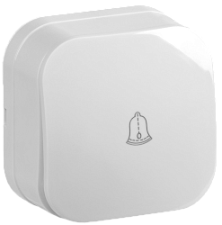 GLORY Выключатель 1-клавишный для открытой установки самовозвратный 10А ВСс20-1-0-ХБ белый IEK EVH14-K01-10