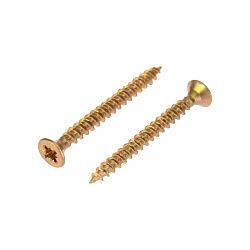 Саморез универсальный KRANZ 3х30, желтый цинк, короб (200 шт./уп.) KR-01-3311-013