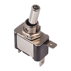 Тумблер 12V 20А (3c) ON-OFF однополюсный с синей LED подсветкой (ASW-07D) REXANT 36-4331