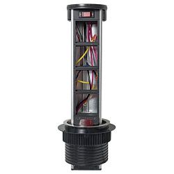 Встраиваемая мини-колонна с беспроводной зарядкой 15Вт, 8 модулей C-Line cl-vmkwс-8-s