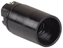 Патрон подвесной Пкб14-04-К01 карболитовый Е14 черный (индивидуальный пакет) IEK EPK20-04-02-K01