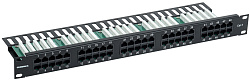Патч-панель телефонная 1U кат.3 RJ45 50 портов (Krone) GENERICA PP50-1UC03U-K05-G