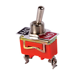 Тумблер 250V 15А (2c) ON-OFF однополюсный  (KN-101)  REXANT Индивидуальная упаковка 1 шт 36-4110-1