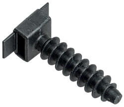 База дюбельная БД 30х10мм под хомут черная(100шт) IEK UHP32-30-10-100-K02