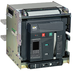 ARMAT Воздушный автоматический выключатель выдвижного исполнения 3P типоразмер E 100кА 2500А расцепитель TD с комплектом аксессуаров 220В: мотор приво AR-ACB-3VE-100-2500A-TDCF