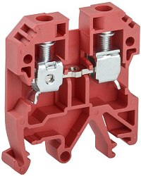 Клемма винтовая КВИ-6мм2 красная IEK YZN30-006-K04