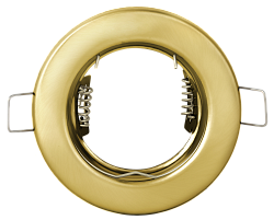 Светильник встраиваемый под лампу MR16 золото IEK LUVB0-GU05-1-K22