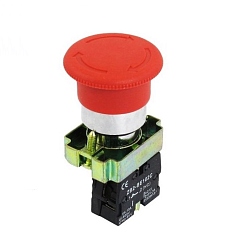 Кнопка ХВ2-ВS8445 гриб с фикс. Н3 красный ПП022851