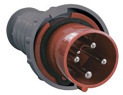 Вилка переносная ССИ-034 3Р+РЕ 63А 380-415В IP54 IEK PSR02-063-4