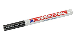 Маркер эмаль 0,8мм (для рисунка печатных плат) черный Edding-780 09-3990