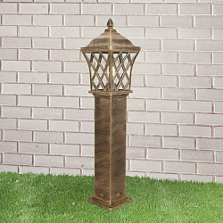 Светильник ландшафтный IP44 Cassiopeya F черное золото GL 1018F Elektrostandard a039870