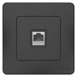 Розетка компьютерная 1-м СП Blanca RJ45 кат.5E антрацит SE BLNIS045006 1210387