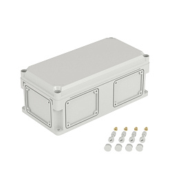 Корпус 400х200х160мм IP67 с непрозр. крышкой 35мм с фланцами пластик. DKC 542310 542310