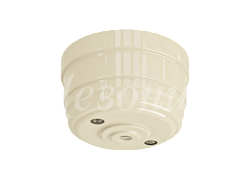 Корпус розетки потолочной пластиковый, D70x40, цвет - слоновая кость, серия УСАДЬБА, ТМ МЕЗОНИНЪ GE30811-02