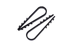 Дюбель-хомут нейлоновый 19-25 мм, черный (100 шт/уп) PROconnect 07-4523