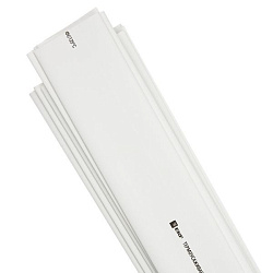 ТУТ нг 40/20 белая в отрезках по 1м EKF tut-40-w-1m