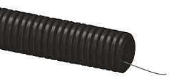 Труба гофрированная ПНД d=25мм с зондом черная (50м) CTG20-25-K02-050-1.ПП