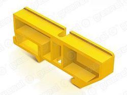 Изолятор на DIN-рейку ЖЕЛТЫЙ (100/500шт) GE60021-09