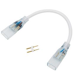 Коннектор для двухстороннего гибкого неона 8х16 мм, провод каучук, длина 20 см NEON-NIGHT 134-006