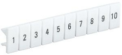 Маркеры для КПИ-2,5мм2 с нумерацией №№ 1-10 IEK YZN11M-002-K00-10