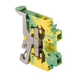 Колодка клеммная пружинная JXB-S-4 32А земля EKF 