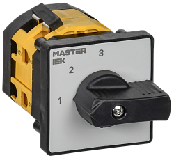 Переключатель кулачковый стандартная рукоятка 10А схема 82 IEK MI-CS10-010-082