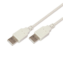 Кабель шт. USB-A – шт. USB-A, 2,4А, 3м, ПВХ, серый REXANT 18-1146