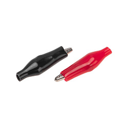 Зажим крокодил в изоляторе, длина 40мм, ток 5A, 2 шт. REXANT 06-0140-A2