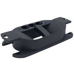 Розетка переносная разборная на рамке каучук РА16-007 с заземлением ВЭТП0023