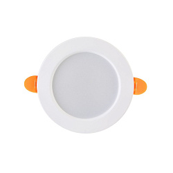 Панель светодиодная встраиваемая круглая 6Вт 230В 6500К 420Лм 95мм белая IP20 LAMPER 606-1005