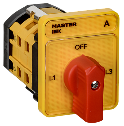 Переключатель кулачковый стандартная рукоятка 10А схема 98 IEK MI-CS10-010-098