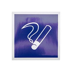 Наклейка информационный знак "Место курения" 100х100 Rexant 56-0032