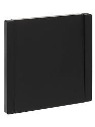 FORTE&PIANO Выключатель 1-клавишный 10А FP101 черный IEK FP-V10-0-10-1-K02