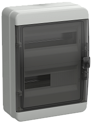 TEKFOR Корпус пластиковый КМПн-24 IP65 черная прозрачная дверь IEK TF5-KP72-N-24-65-K03-K02