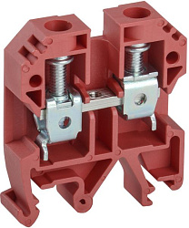 Клемма винтовая КВИ-10мм2 красная IEK YZN30-010-K04