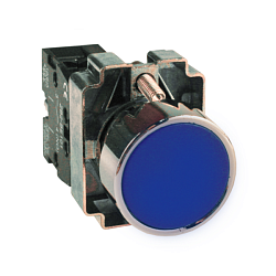 Кнопка BA61 синяя NO EKF xb2-ba61