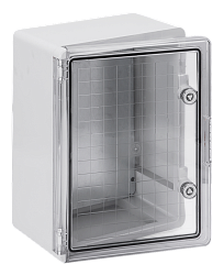 Корпус пластиковый ЩМПп 400х300х170мм прозрачная дверь IP65 DEKRON DEK-P-403017-65