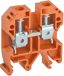 Клемма винтовая КВИ-10мм2 оранжевая IEK 